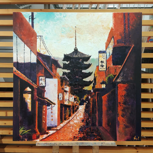 Sunset at Yasaka Pagoda