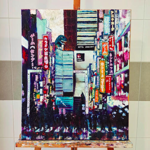 Godzilla Road in Kabukichō